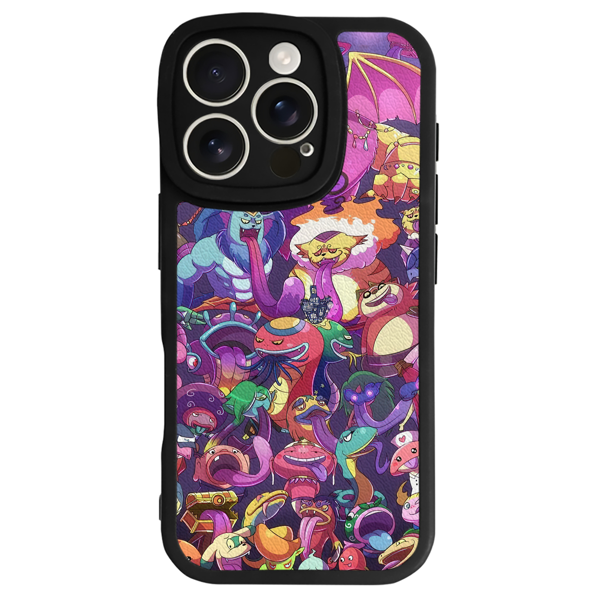 （画像用） 妖怪ウォッチ Yo-kai Watch 【iPhone 16シリーズ対応】シリコンスマホケース（レザー調） 材質：シリコン